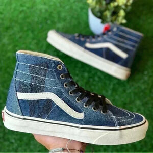 NEW🌟Vans Sk8 Hi Denim Embroidered